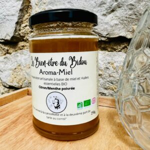 Aromamiel "Le Bien-être du Bidou" au Citron et Menthe poivrée BIO